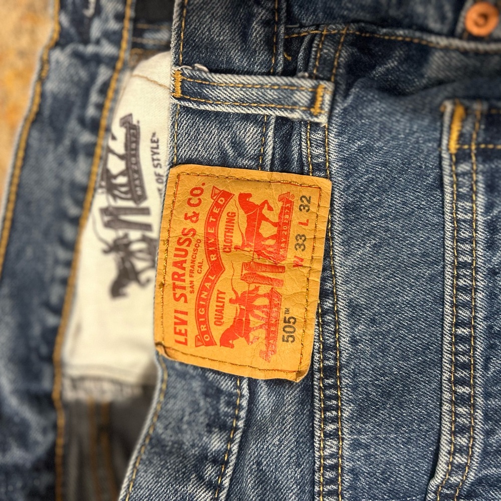 Levi's Blue Straight Jeans